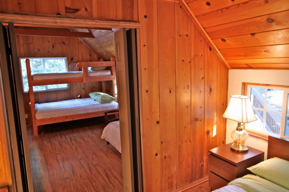 view through to both upstairs guest rooms