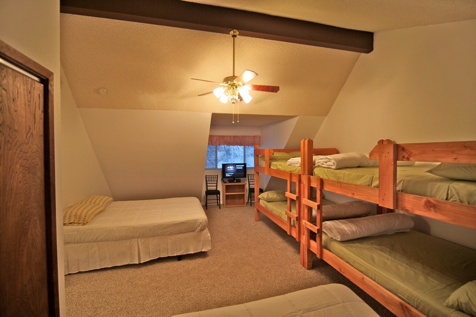 vaulted ceilings upstairs