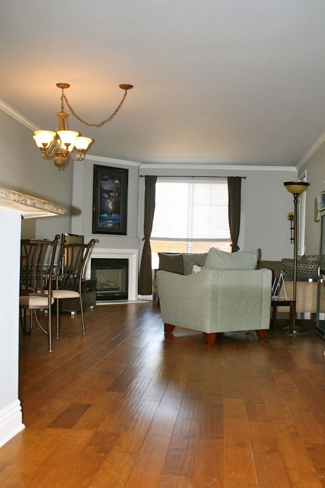 view toward living room