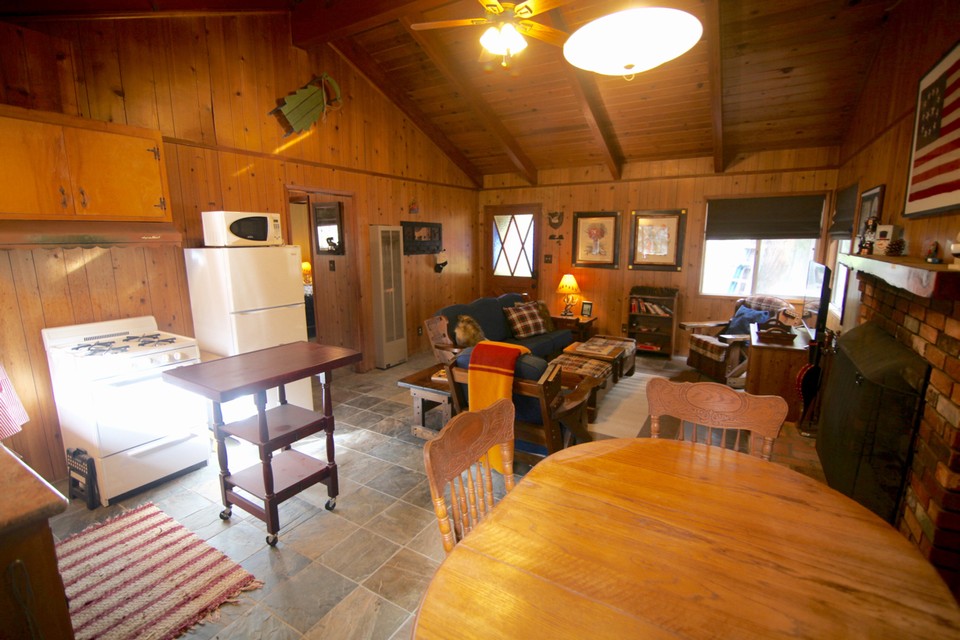 view from the dining area