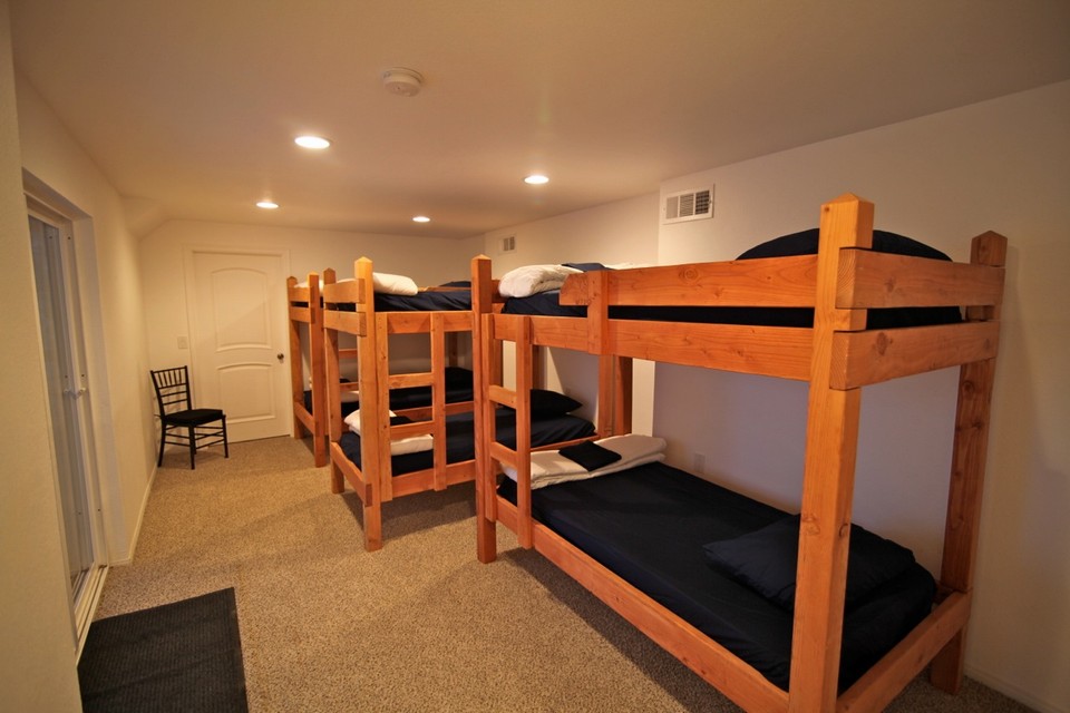 lower level bunk room or would make a fun game room