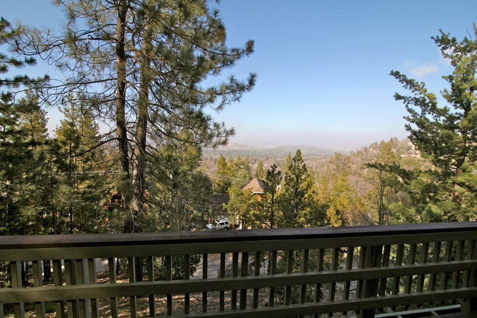 view of pinnacles from upstairs deck