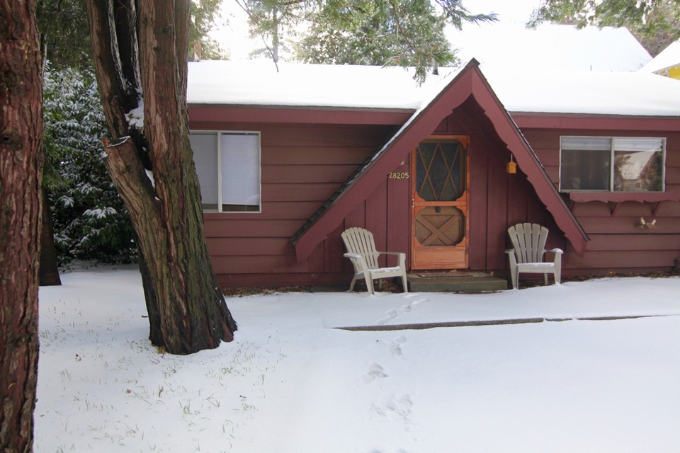 cozy winter cabin!