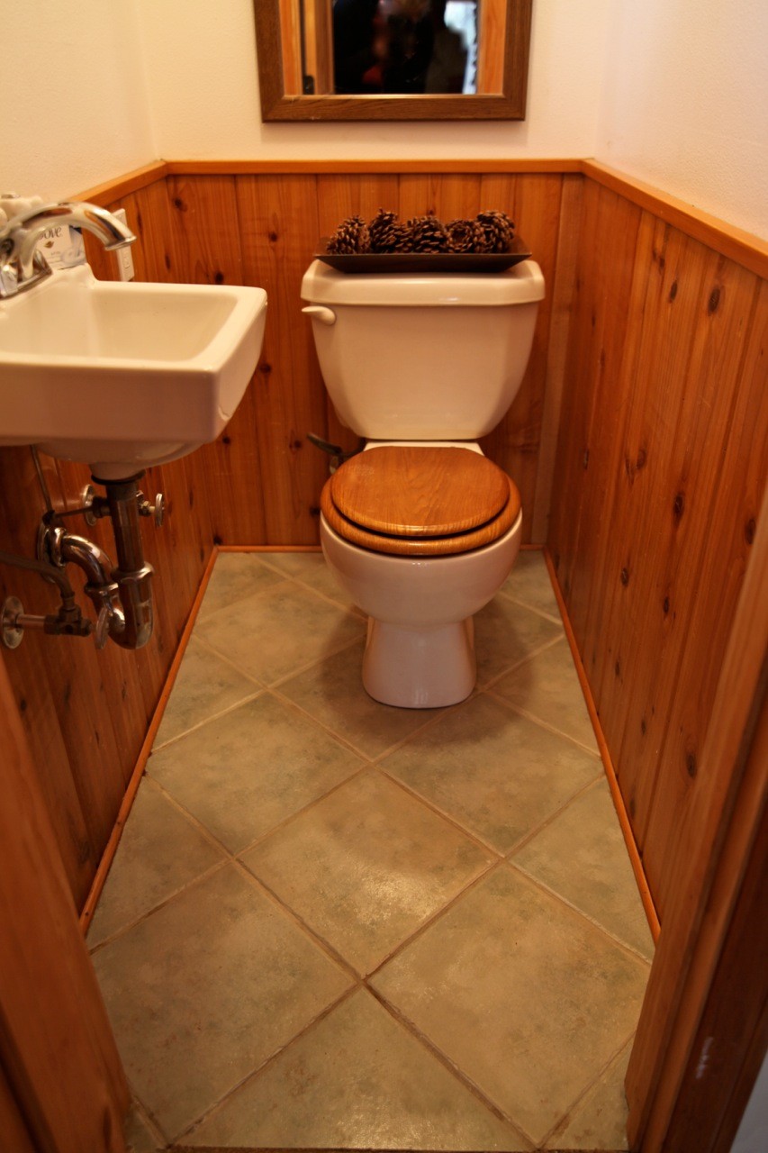 downstairs powder bath