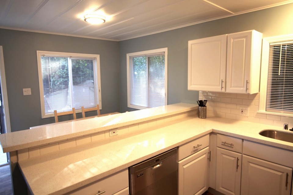 completely remodeled kitchen